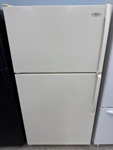 Almond color top mount refrigerator - $399.00 - WP-RF-0000142