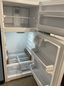 As is new open box white top mount refrigerator - $599.00 - GE-RF-0000257