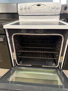 White glass top range - $439.00 - MT-RG-0000015