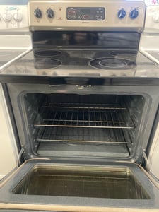 Hotpoint silver glass top range - $399.00 - HP-RG-0000035