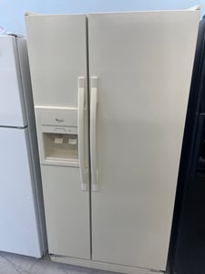 Whirlpool almond color side by side refrigerator - $499.00 - WP-RF-0000020