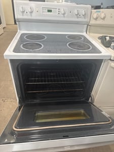 Glass top white range - $400.00 - HP-RG-0000093