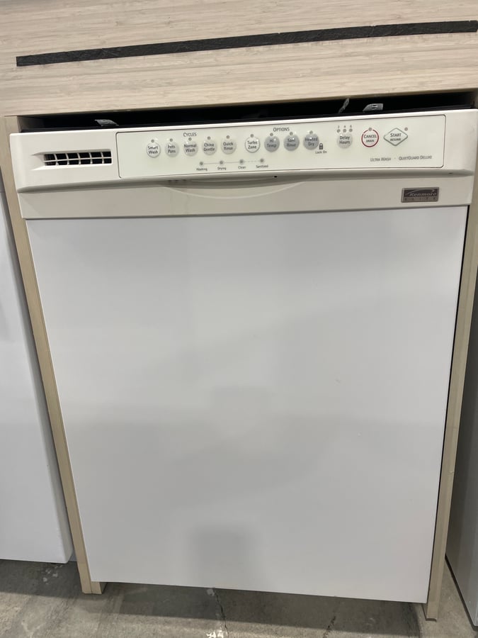 Kenmore Elite white dishwasher - Image