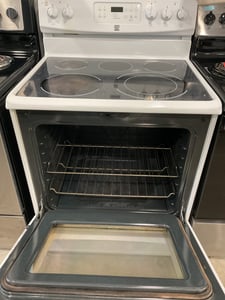 White glass top range - $399.00 - KM-RG-0000054