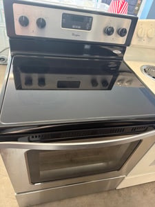 Glass top stainless steel range - $469.00 - WP-RG-0000183