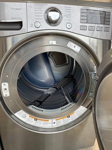 Front load silver color washer and dryer set - $899.00 - LG-WD-0000089