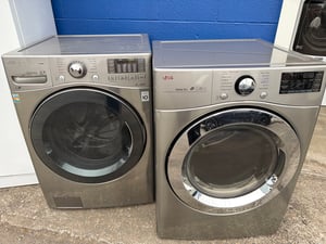 Grey color Front load washer and dryer set - $999.00 - LG-WD-0000130