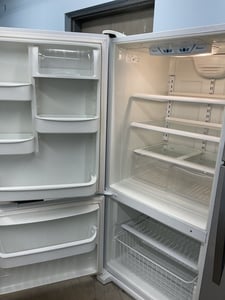 Bottom freezer white refrigerator - $499.00 - AM-RF-0000031