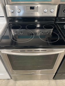 Maytag glass top stainless steel range - $469.00 - MT-RG-0000007
