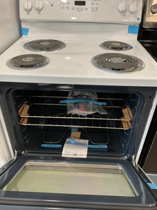 As is new open box white coil top range - $679.00 - GE-RG-0000258