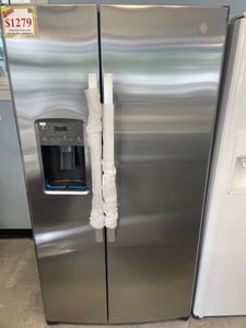 NEW OPEN BOX GE side by side refrigerator - $1,699.00 - GE-RF-0000060
