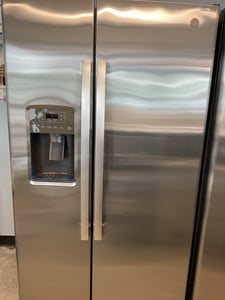 Open box as is stainless steel side by side refrigerator - $1,199.00 - GE-RF-0000241
