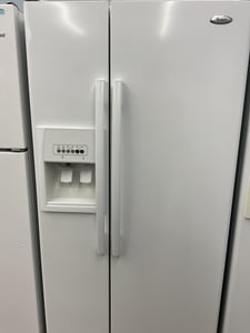 33” wide white side by side refrigerator - $579.00 - WP-RF-0000105