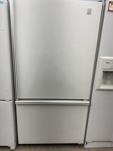 White bottom freezer refrigerator - $539.00 - GE-RF-0000286