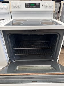 Hotpoint glass top white range - $349.00 - HP-RG-0000088