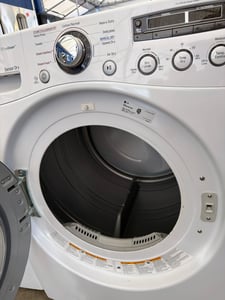 Front load white washer and dryer set - $899.00 - LG-WD-0000132