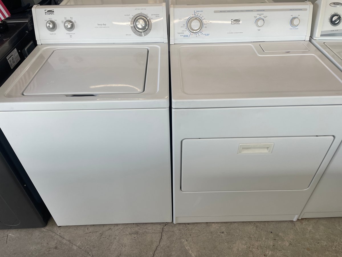 Heavy duty washer and deals dryer set