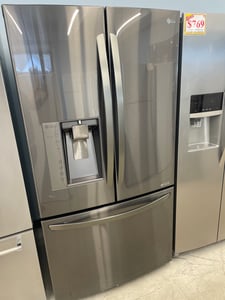 LG black stainless french door refrigerator - $899.00 - LG-RF-0000001
