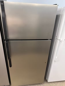 Mat stainless steel top mount refrigerator - $469.00 - GE-RF-0000284