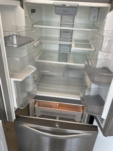 30” wide French door stainless steel refrigerator - $899.00 - WP-RF-0000191