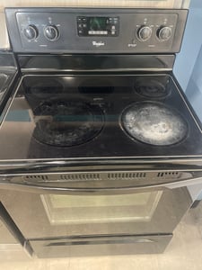 Whirlpool black glass top range - $279.00 - WP-RG-0000016