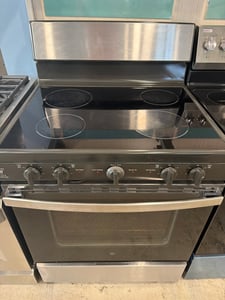 Glass top stainless steel free standing ADA style range - $439.00 - GE-RG-0000290