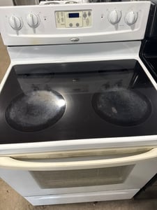 White glass top range - $379.00 - WP-RG-0000127