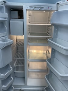 33” wide white side by side refrigerator - $579.00 - WP-RF-0000105