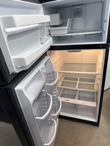 GE black (glossy) top mount refrigerator - $449.00 - GE-RF-0000250