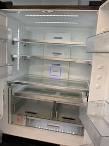 Black stainless French door refrigerator - $799.00 - WP-RF-0000116