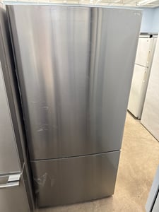 New OPEN BOX stainless steel bottom freezer refrigerator - $1,399.00 - GE-RF-0000193