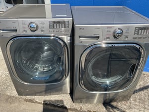 Front load dark gray washer and dryer - $1,099.00 - LG-WD-0000129