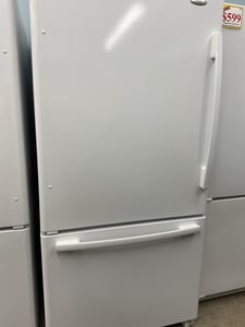 White bottom freezer refrigerator - $599.00 - WP-RF-0000190