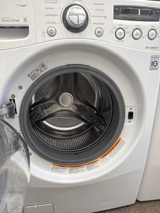 LG white washer and dryer set - $879.00 - LG-WD-0000124