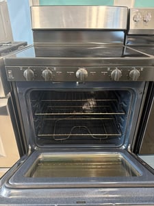 Glass top stainless steel free standing ADA style range - $439.00 - GE-RG-0000290