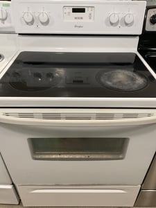 White glass top range - $399.00 - WP-RG-0000134