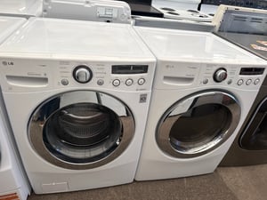 LG white washer and dryer set - $879.00 - LG-WD-0000124