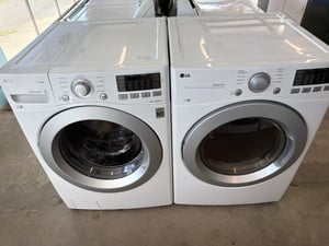 White front load washer and dryer set - $899.00 - LG-WD-0000139