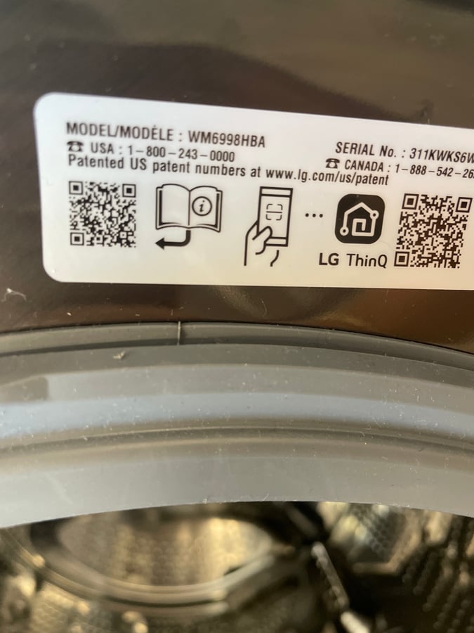 LG washer and dryer Combo. image 4