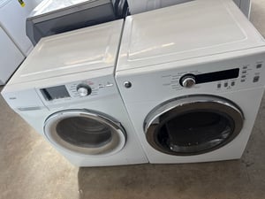 24”wide Haier wassher and 24”wideGE dryer set - $999.00 - HA-WD-0000001