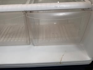 Frigidaire black top mount refrigerator - $349.00 - FG-RF-0000115
