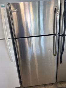 Frigidaire stainless steel top mount refrigerator - $379.00 - FG-RF-0000111