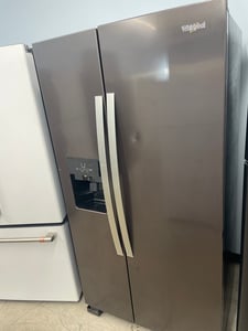Whirlpool black stainless side by side refrigerator - $699.00 - WP-RF-0000066