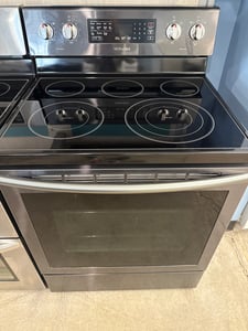 Samsung black stainless glass top range. - $599.00 - SS-RG-0000015
