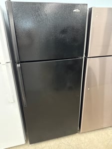 Amana top mount black refrigerator - $379.00 - AM-RF-0000028