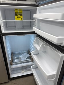Stainless steel top mount refrigerator - $999.00 - GE-RF-0000290