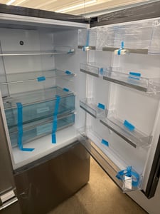 New OPEN BOX stainless steel bottom freezer refrigerator - $1,399.00 - GE-RF-0000193
