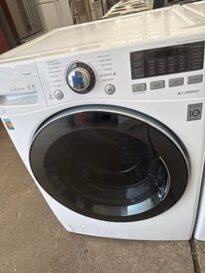 LG white front load washer and dryer set - $899.00 - LG-WD-0000121
