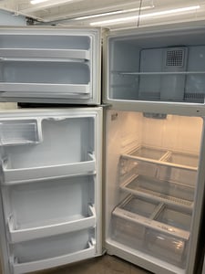 Top mount bisque color refrigerator - $489.00 - GE-RF-0000270