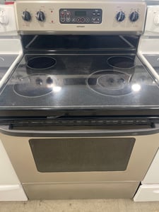 Hotpoint silver glass top range - $399.00 - HP-RG-0000035